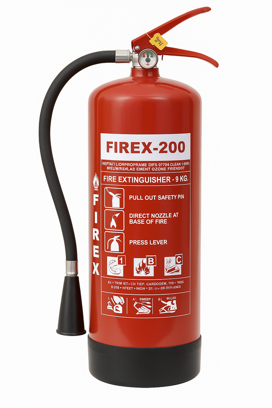 Firex Fm-200 Fire Extinguisher 9Kg ( Uae Civil Defence Approved )